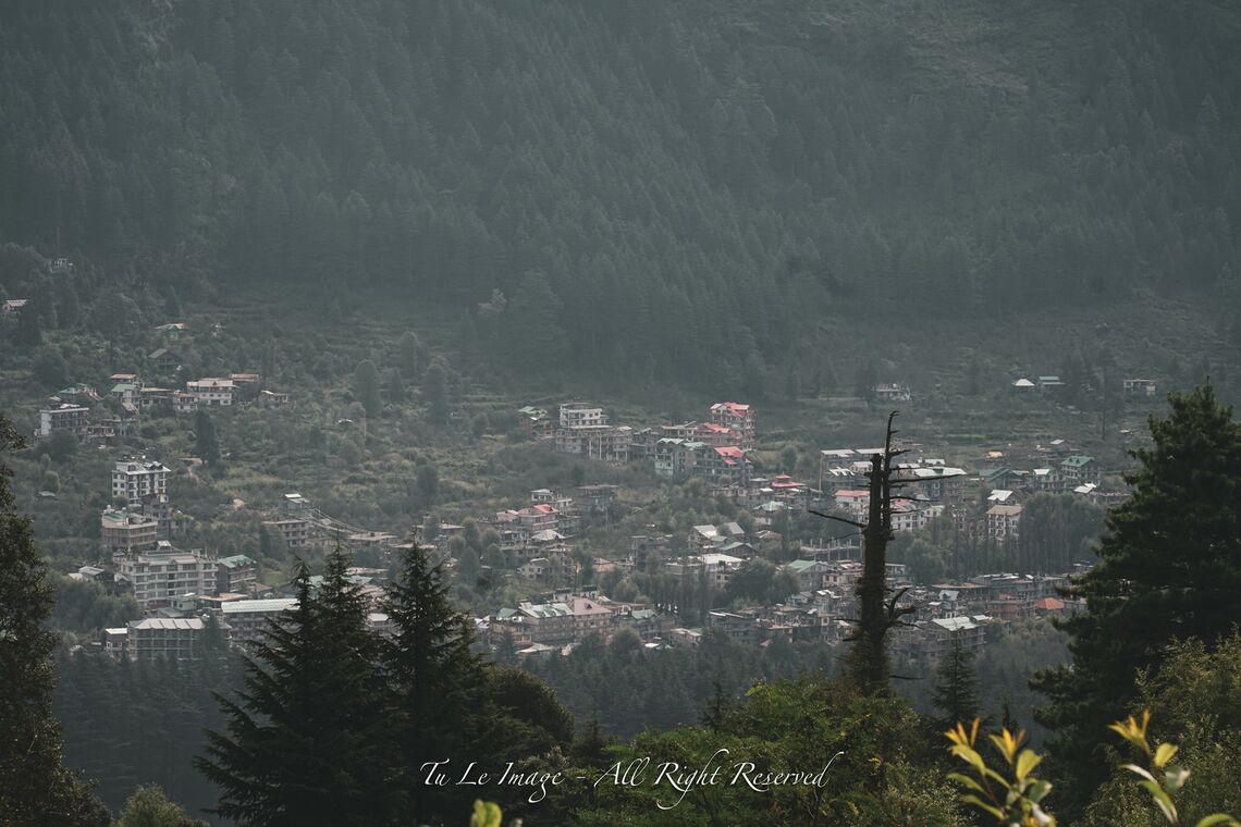 Manali town