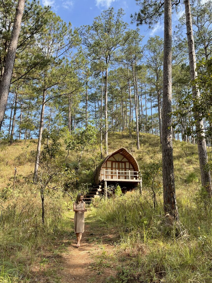 Chalet trong rừng đẹp như truyện cổ tích :)