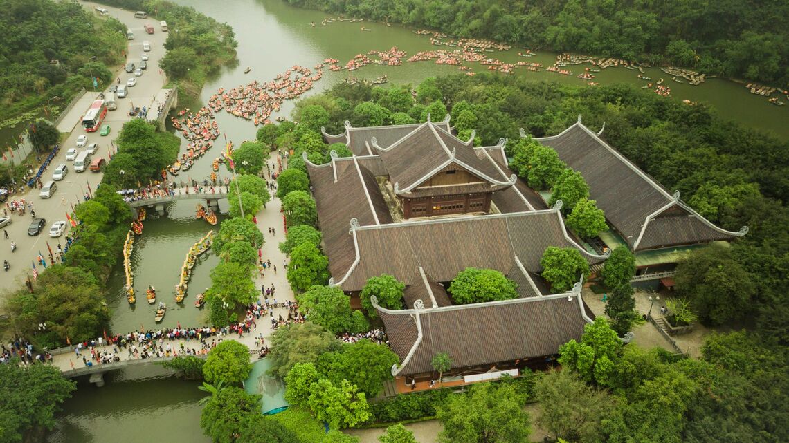 Lễ hội Tràng An (Ảnh: FB. Di sản Tràng An)
