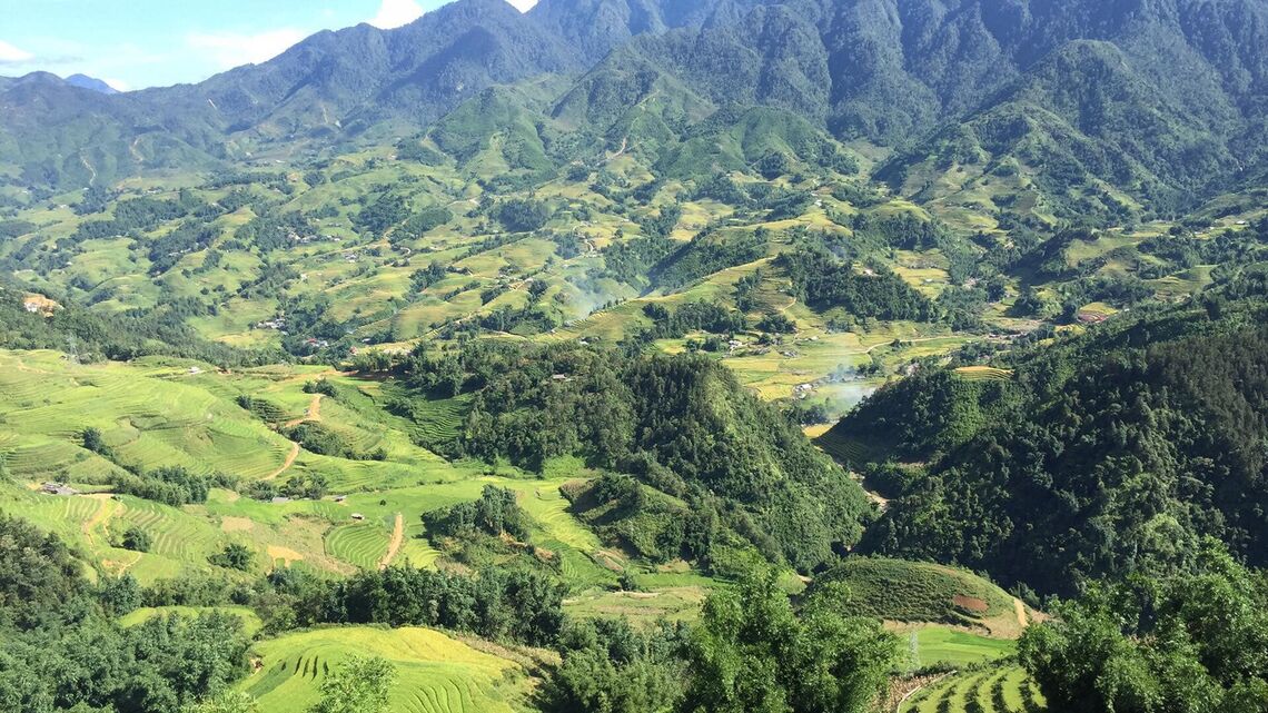 Ruộng bậc thang (Ảnh: fb. hương Nguyễn)