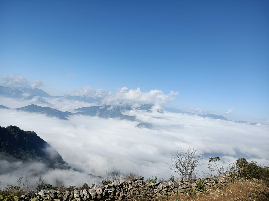 Săn mây tại Sìn Hồ (Ảnh: Thanh Chẻo)