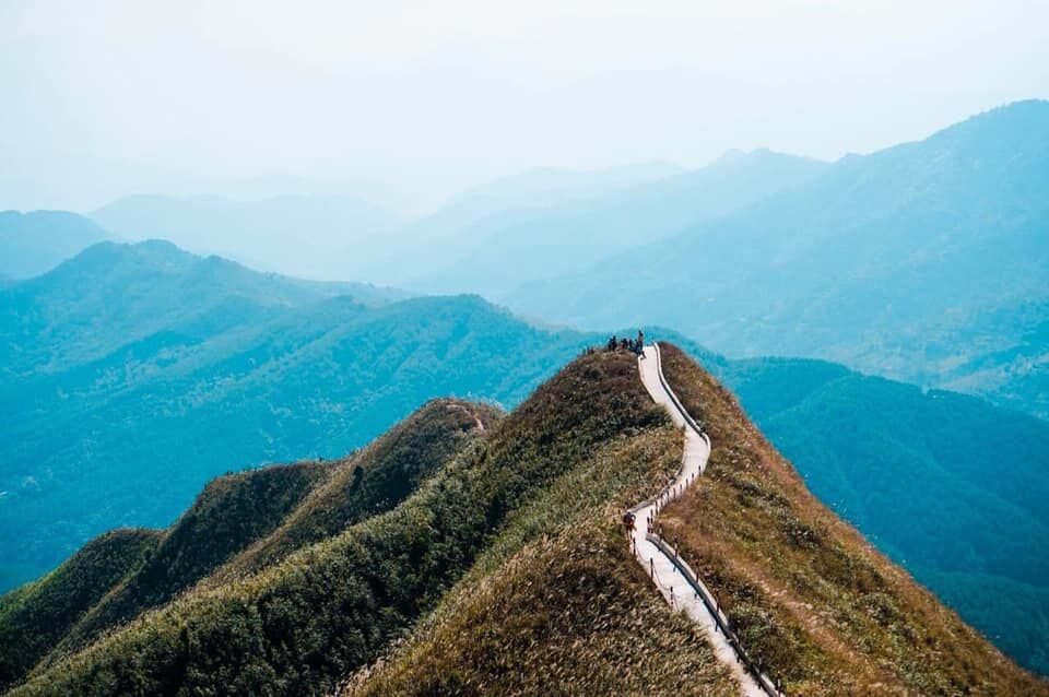 Sống lưng khủng long Bình Liêu (Ảnh: fb. Review Bình Liêu - Quảng Ninh)