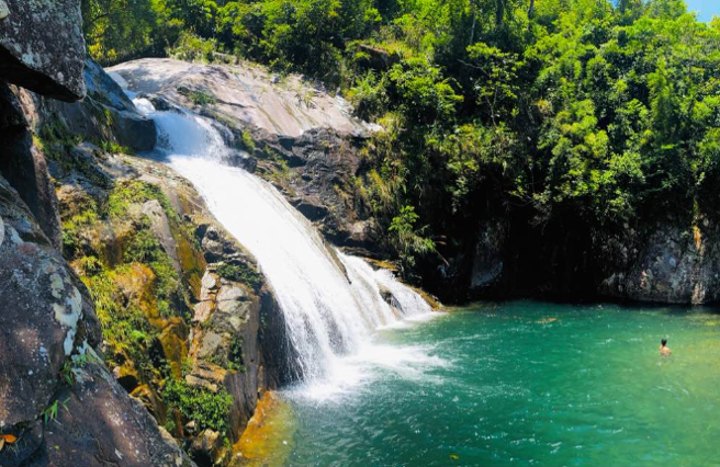 Tầng 3 thác Khe Vằn (Ảnh: fb. Bình Liêu Travel)