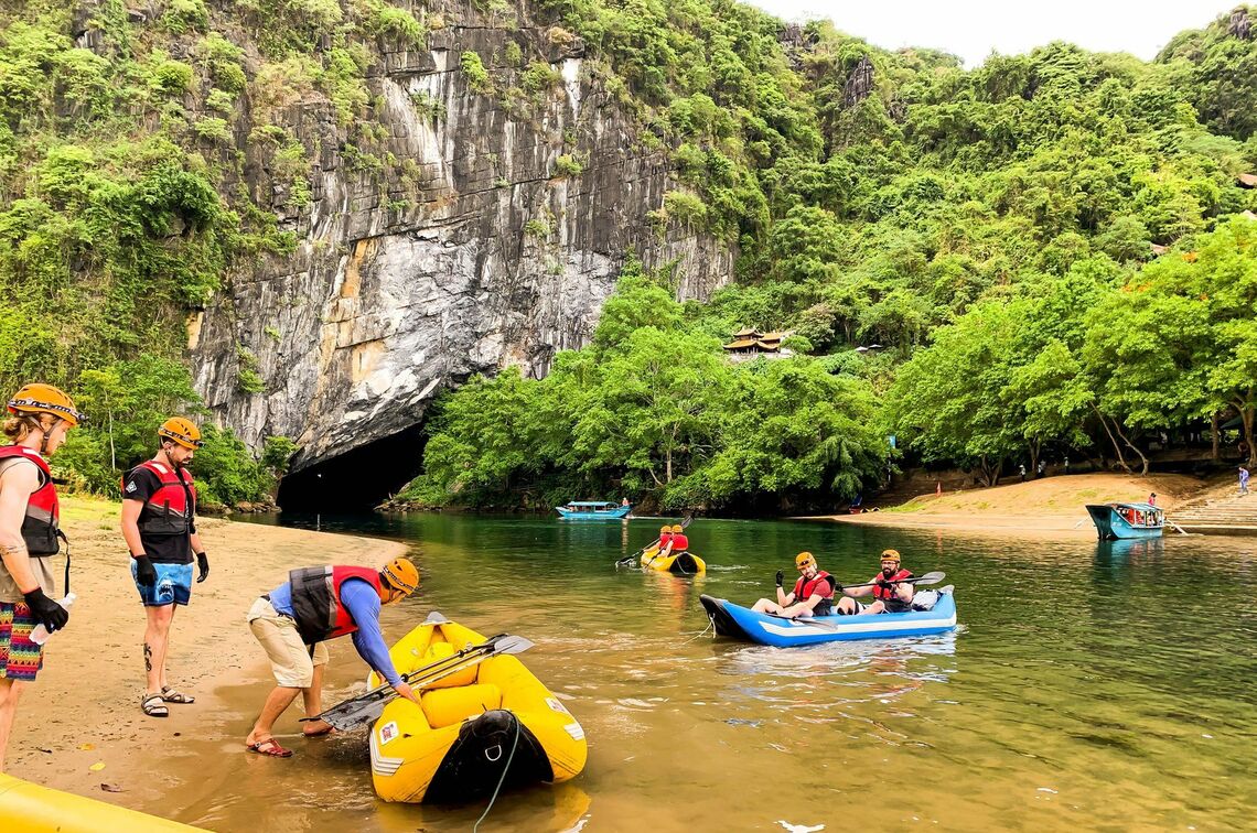 Cửa động Phong Nha (Ảnh: fb. Động Phong Nha - Phong Nha Cave)