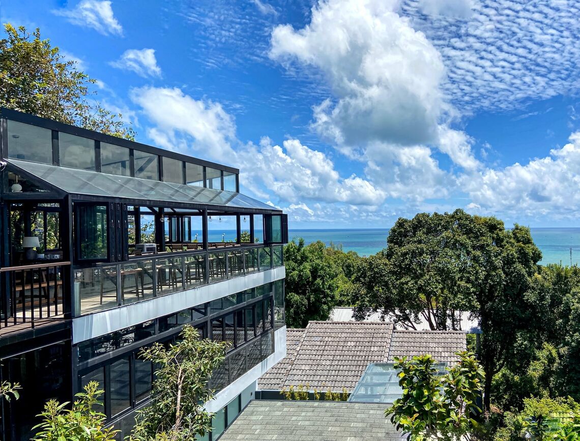 View của quán cà phê Chuồn Chuồn được du khách lựa chọn đến checkin - Ảnh: Phuong Thanh