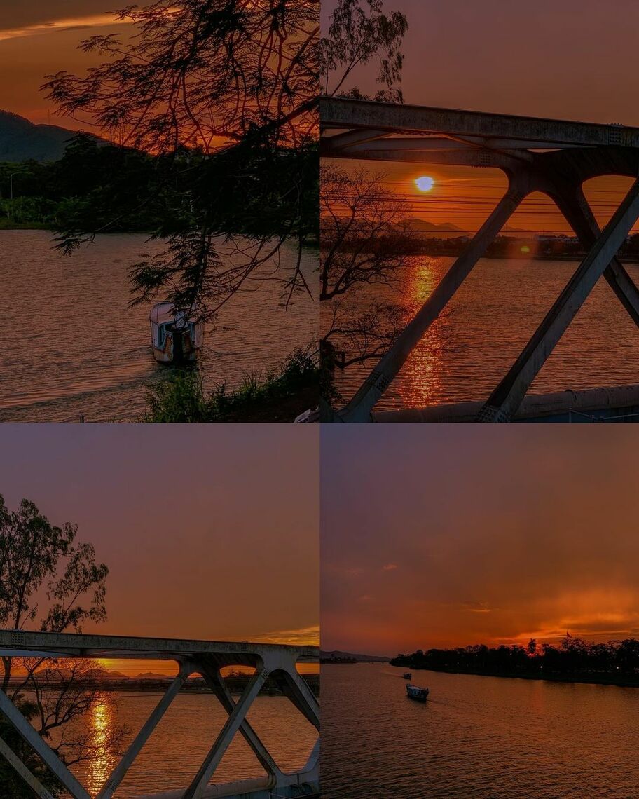 Hoàng hôn bên sông Hương - Ảnh: Phuong Thanh